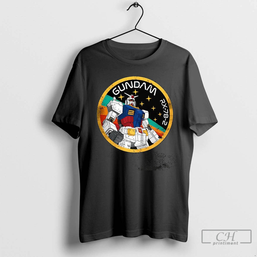 Premium Rx 78 2 Patch Gundam Anime Rainbow T-Shirts, Hoodie, Sweatshirt | InkNestWear.com