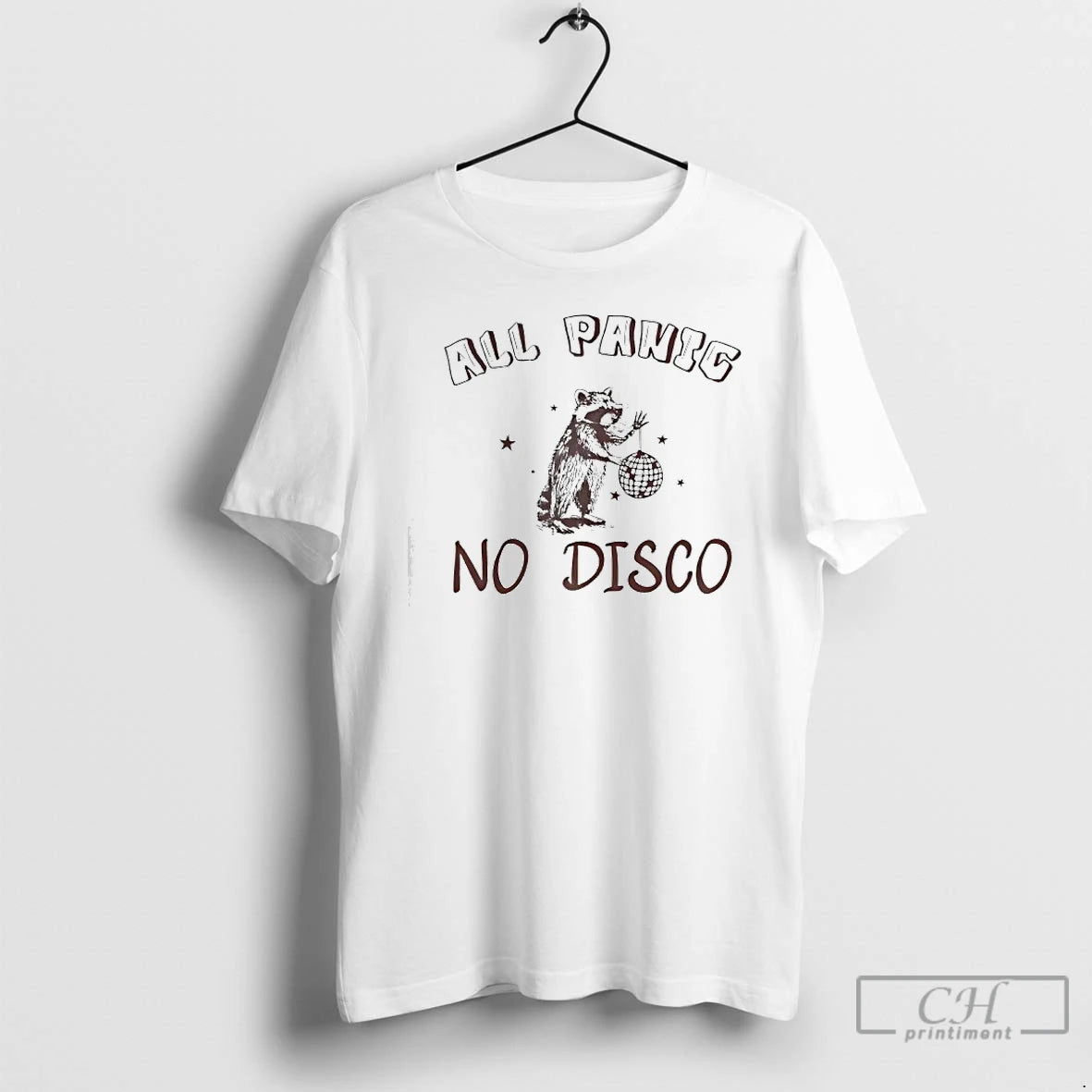 Premium Raccoon All Panic No Disco T Shirts Hoodie, Sweatshirt | InkNestWear.com