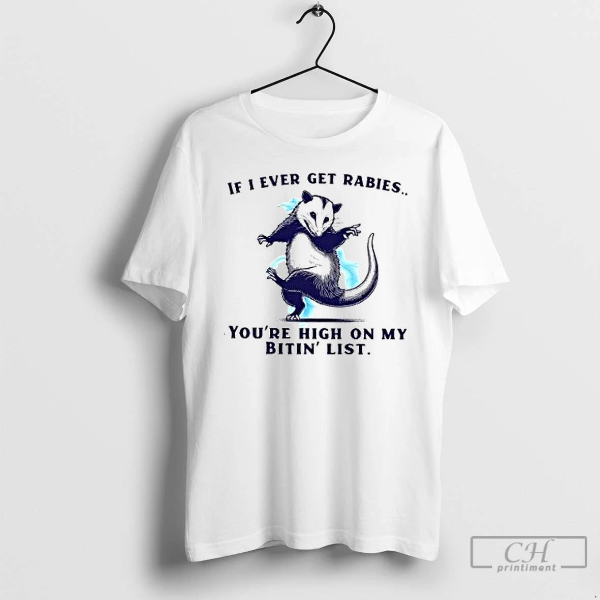 Premium Rat If I Ever Get Rabies Youre High On My Bitin List T Shirts Hoodie, Sweatshirt | InkNestWear.com