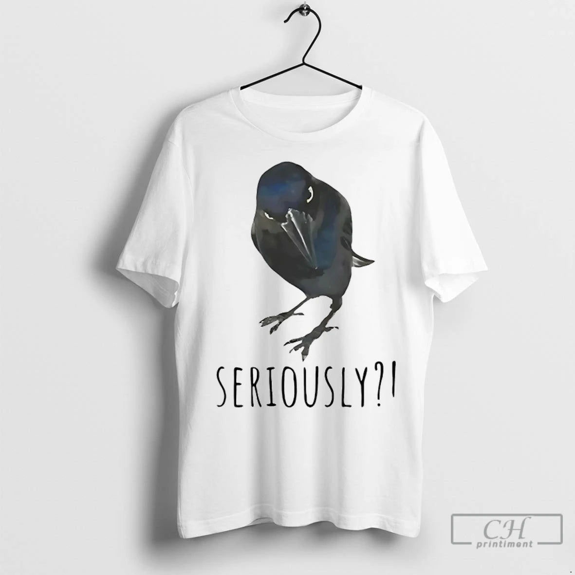 Premium Raven Question Seriously T-Shirts, Hoodie, Sweatshirt | InkNestWear.com