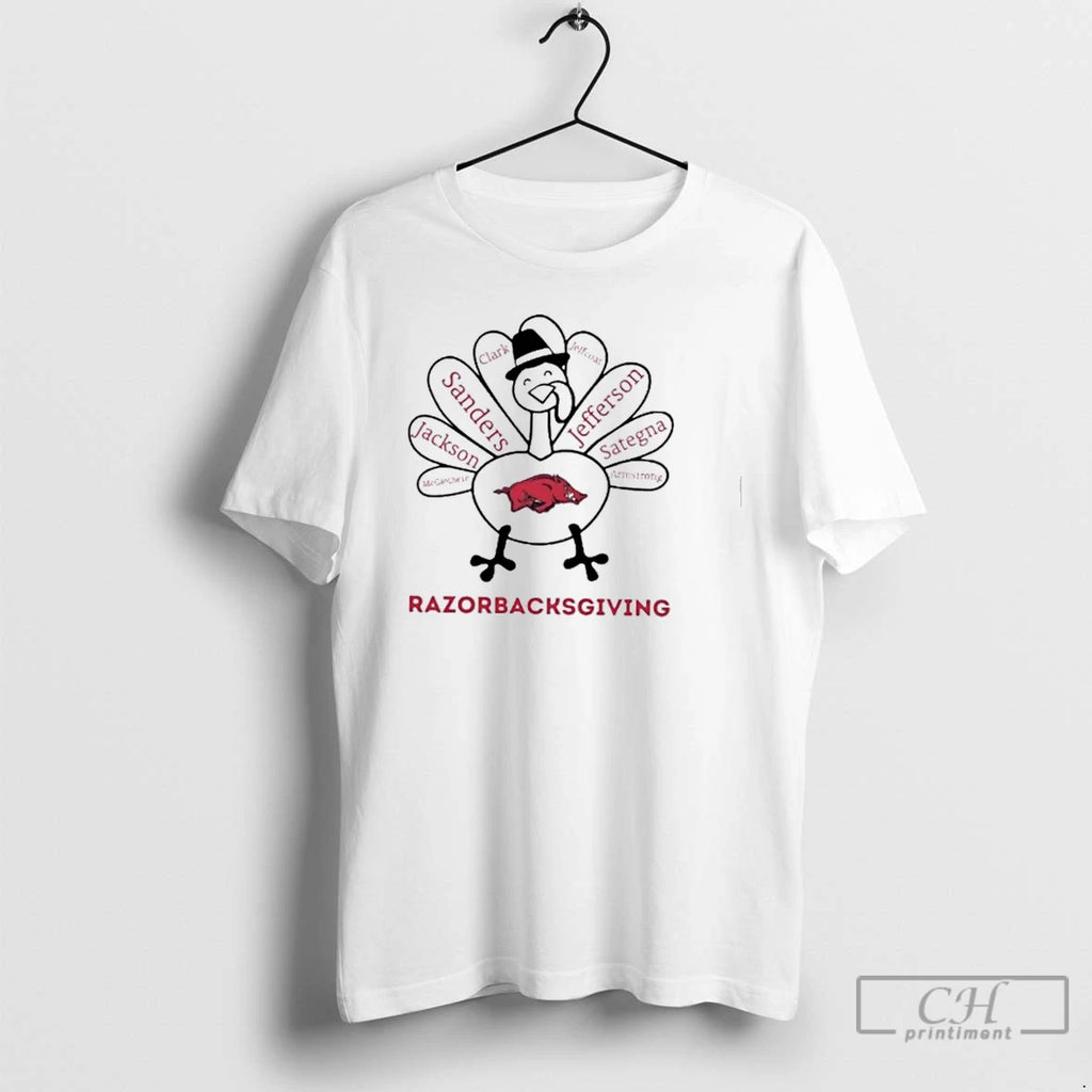 Premium Razorbacksgiving Arkansas Razorbacks X Thanksgiving T Shirts Hoodie, Sweatshirt | InkNestWear.com