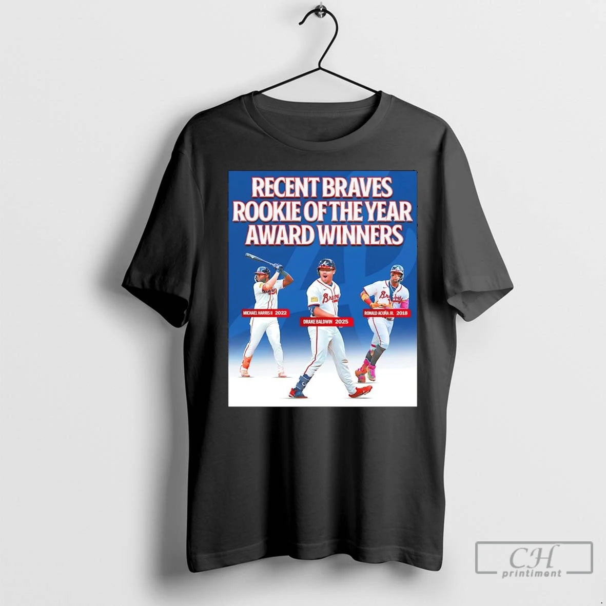 Premium Recent Braves Rookie Of The Year Award Winners T-Shirts, Hoodie, Sweatshirt | InkNestWear.com