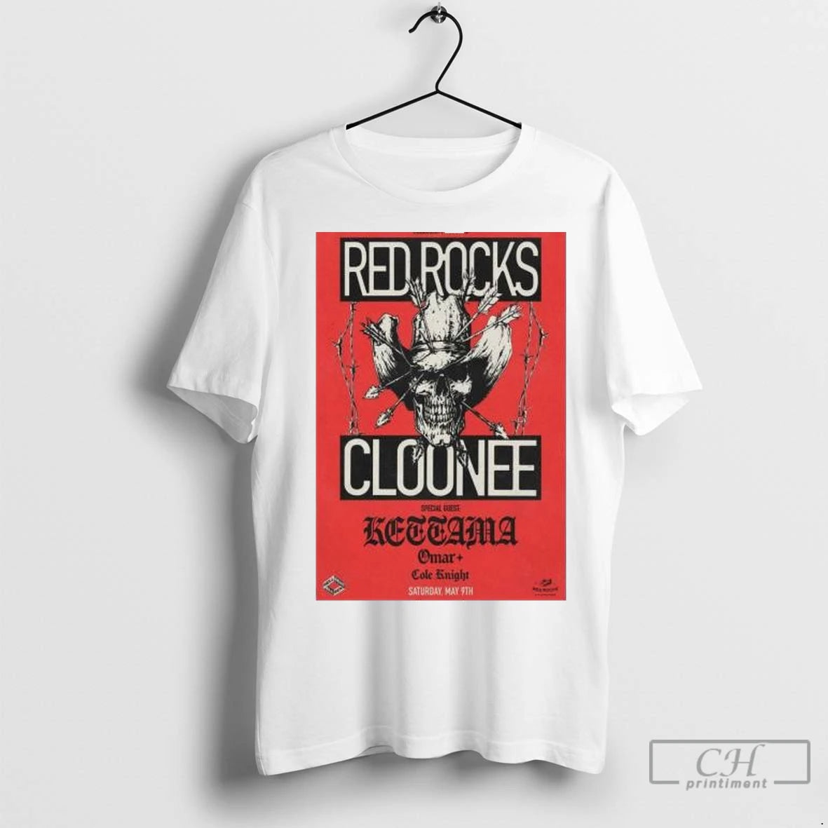 Premium Red Rocks Cloonee Morrison Co Concert May 9 2026 Circle White T-Shirts, Hoodie, Sweatshirt | InkNestWear.com