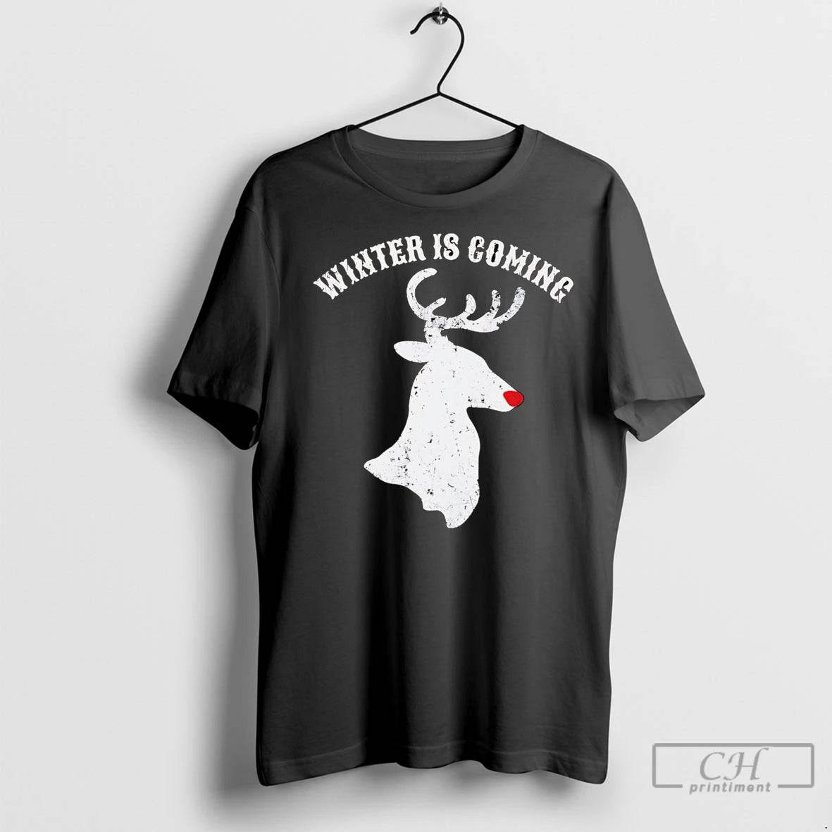 Premium Reindeer Winter Is Coming Christmas T-Shirts, Hoodie, Sweatshirt | InkNestWear.com