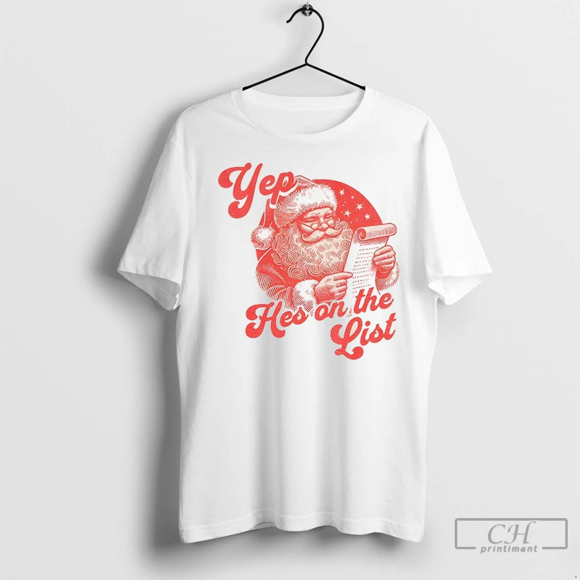 Premium Release Epstein Files Santa Yep Hes On The List Christmas T-Shirts, Hoodie, Sweatshirt | InkNestWear.com