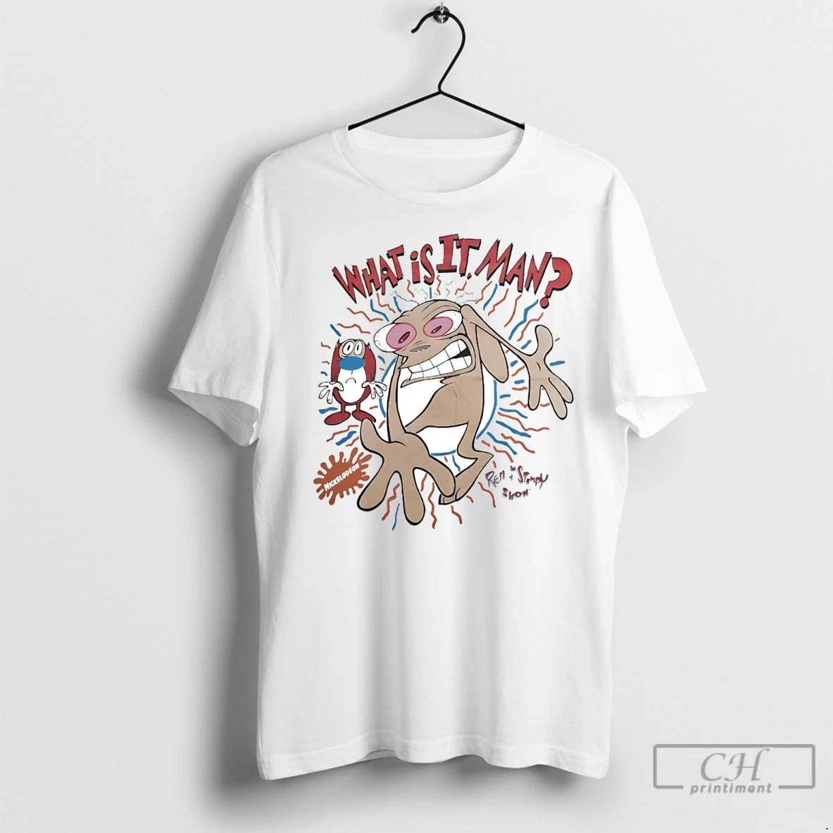 Premium Ren And Stimpy Show What Is It Man T-Shirts, Hoodie, Sweatshirt | InkNestWear.com