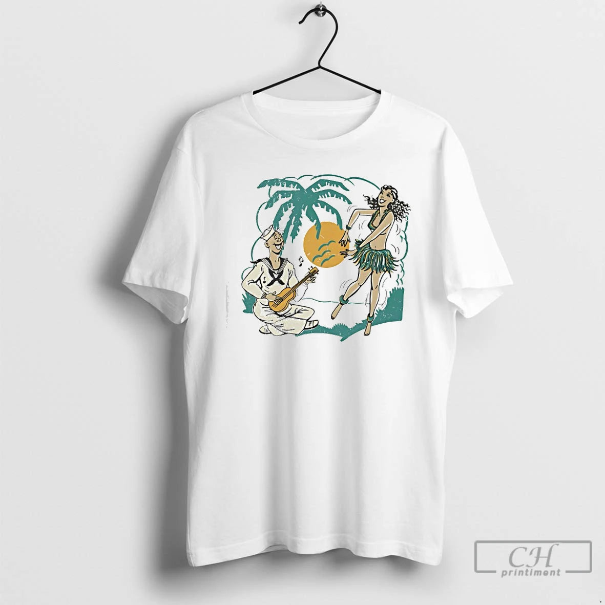 Premium Retro Hawaii Graphic T Shirts Hoodie, Sweatshirt | InkNestWear.com
