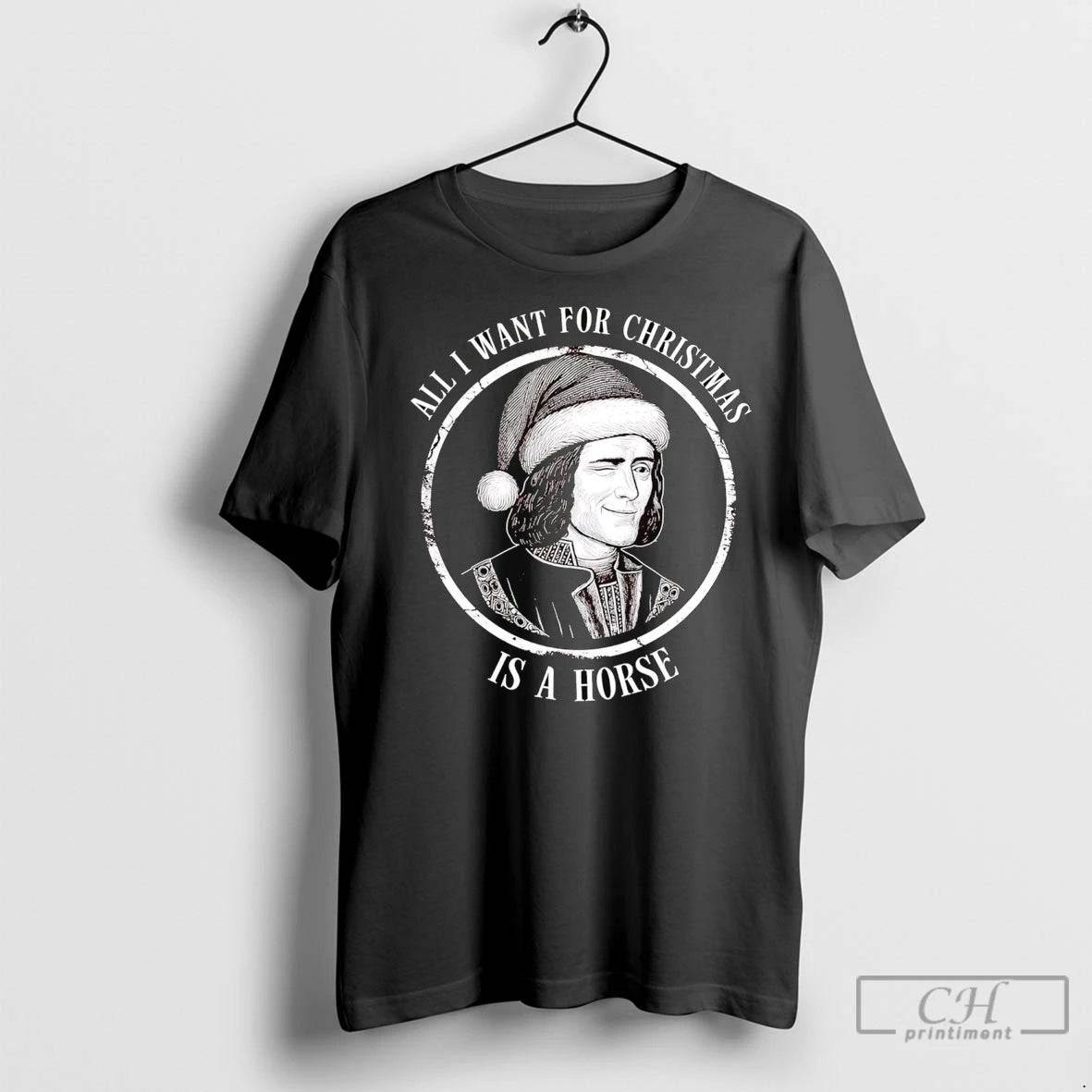 Premium Richard Iii All I Want For Christmas Is A Horse T-Shirts, Hoodie, Sweatshirt | InkNestWear.com