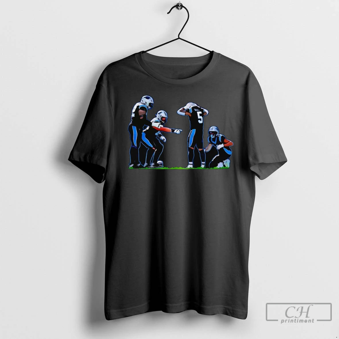 Premium Rico Dowdle Touchdown Celebration Carolina Panthers T-Shirts, Hoodie, Sweatshirt | InkNestWear.com