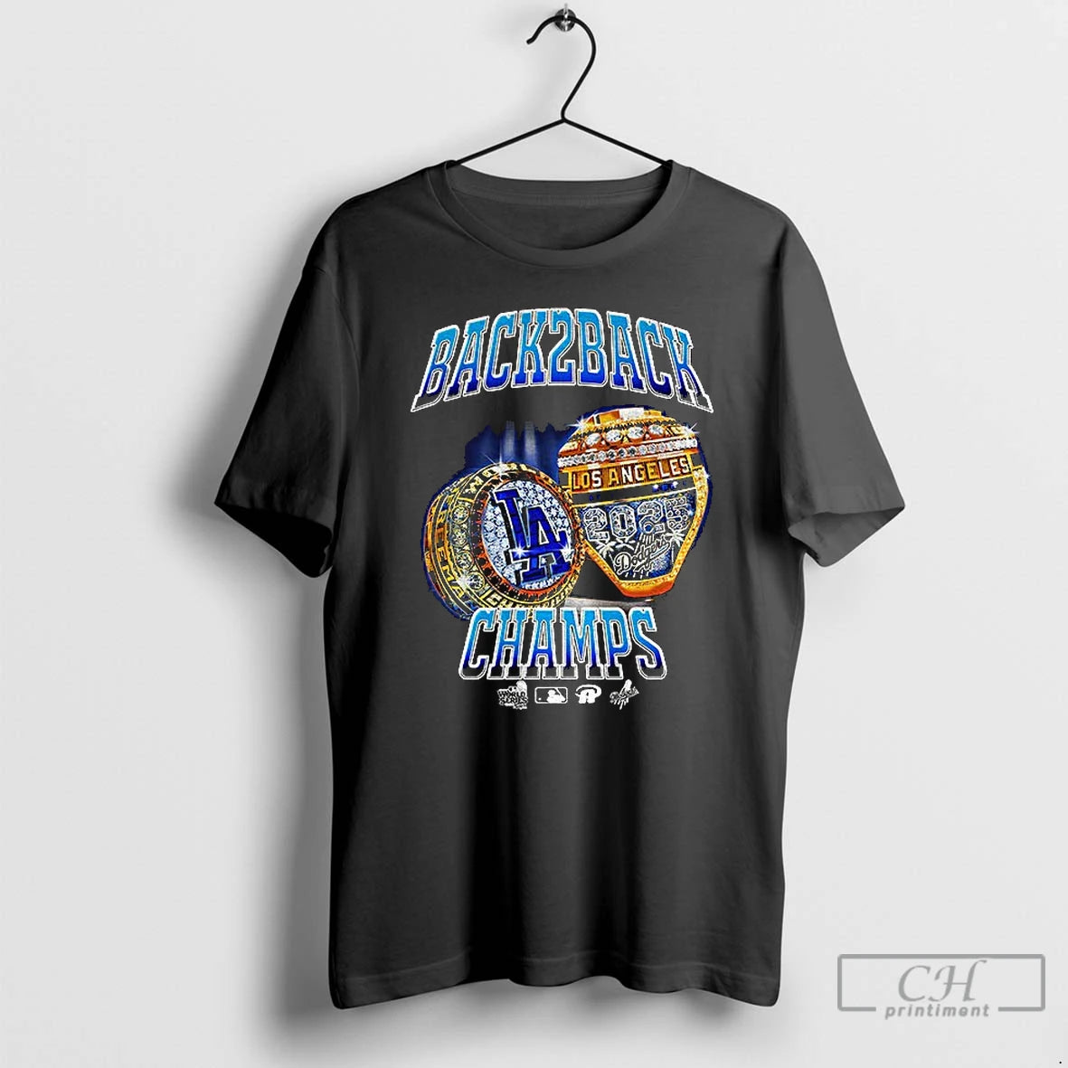 Premium Ring Back 2 Back Los Angeles Dodgers World Series Champs Mlb 2025 T Shirts Hoodie, Sweatshirt | InkNestWear.com