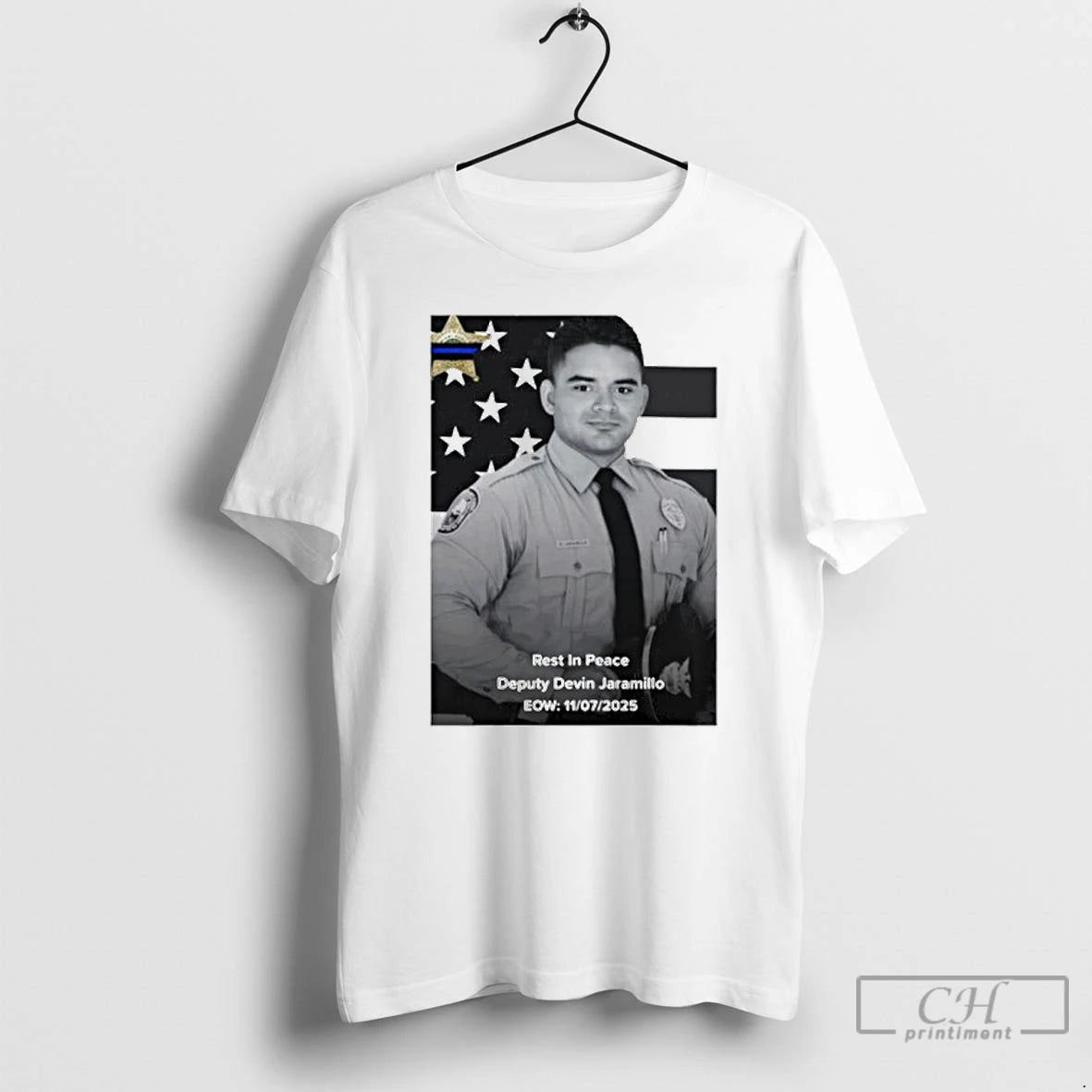 Premium Rip Deputy Sheriff Devin Jaramillo 11 7 2025 T Shirts Hoodie, Sweatshirt | InkNestWear.com