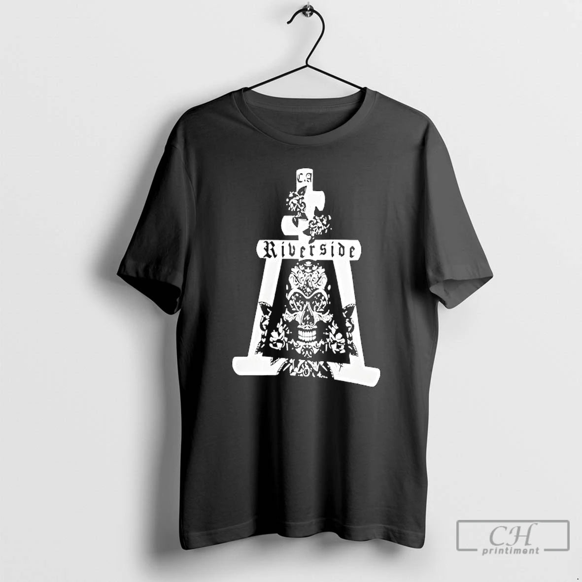 Premium Riverside California Mission Bell Skull T Shirts Hoodie, Sweatshirt | InkNestWear.com