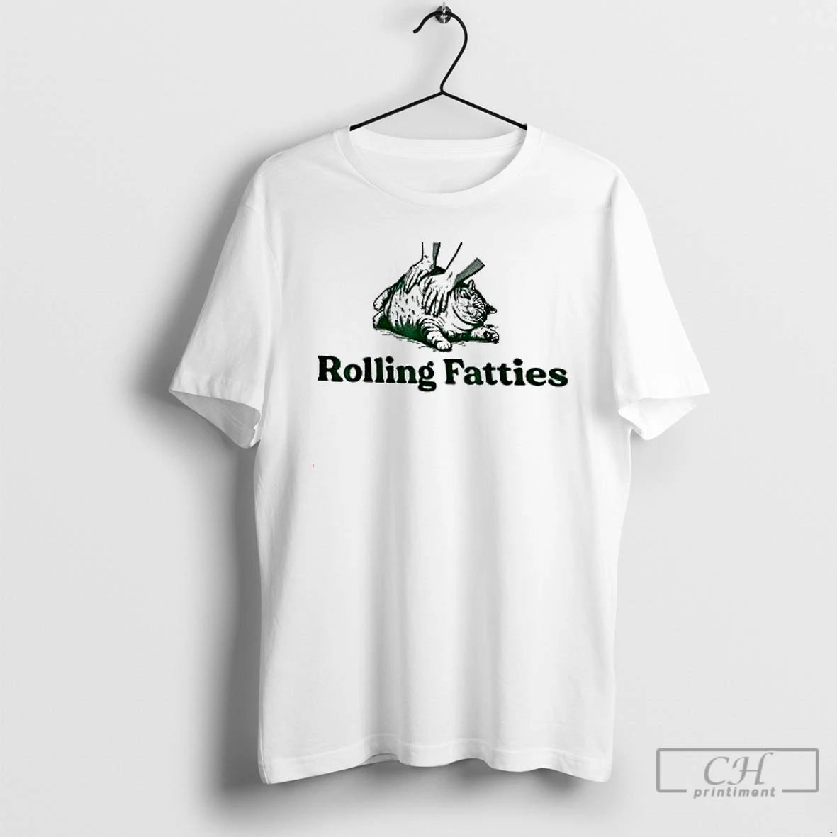 Premium Rolling Fatties Funny Cute Cat T Shirts Hoodie, Sweatshirt | InkNestWear.com