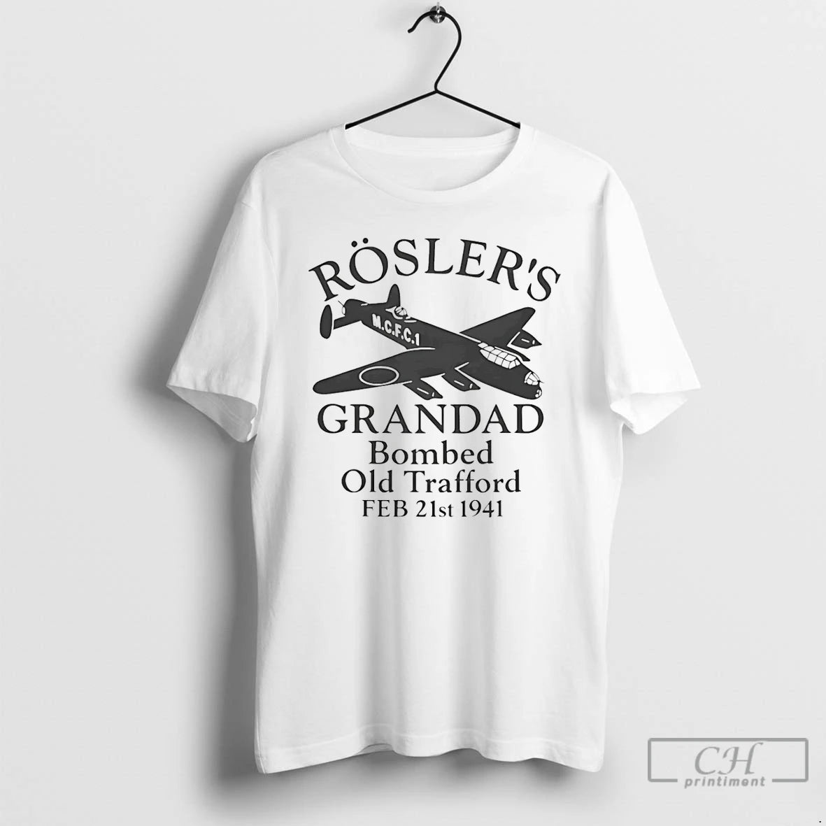 Premium Roslers Grandad Bombed Old Trafford 1941 T Shirts Hoodie, Sweatshirt | InkNestWear.com