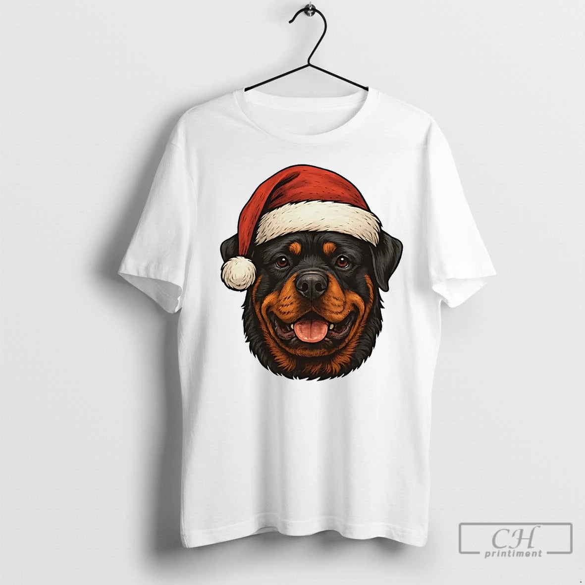 Premium Rottweiler Face Christmas T-Shirts, Hoodie, Sweatshirt | InkNestWear.com