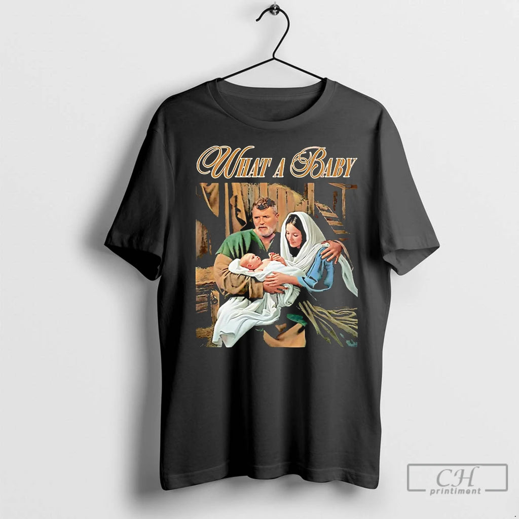 Premium Roy Keane What A Baby Christmas T-Shirts, Hoodie, Sweatshirt | InkNestWear.com