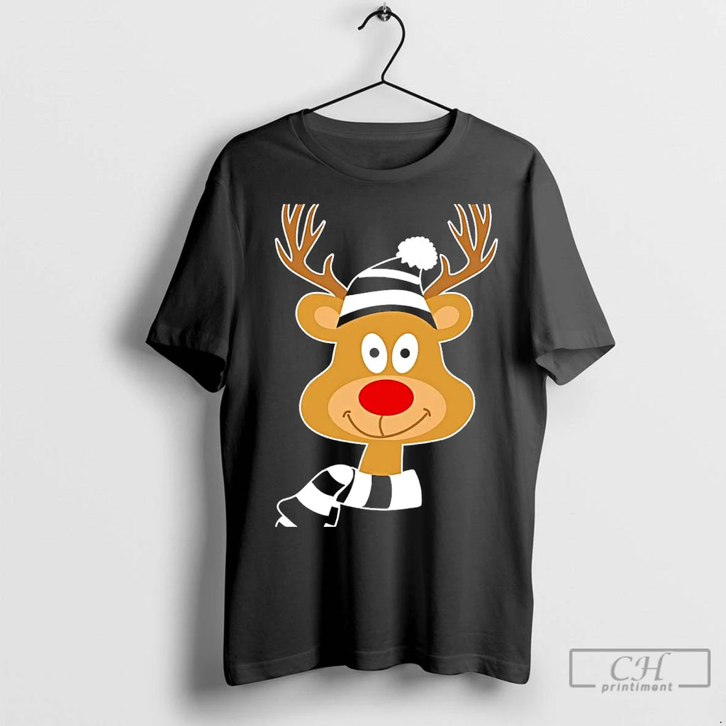 Premium Rudolph The Red Nose Newcastle Fan Christmas T-Shirts, Hoodie, Sweatshirt | InkNestWear.com