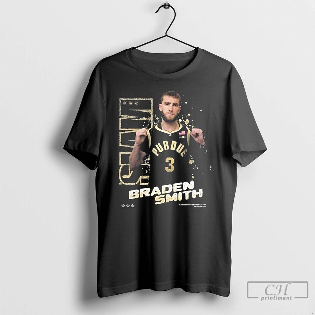 Premium Slam Braden Smith Purdue Boilermaker T Shirts Hoodie, Sweatshirt | InkNestWear.com
