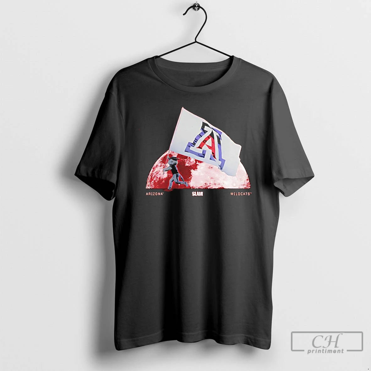 Premium Slam Galaxy Wilbur Flag On The Moon