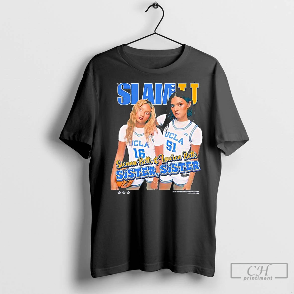 Premium Slam Sienna Betts And Lauren Betts Sister Sister Ulca Graphic T-Shirts, Hoodie, Sweatshirt | InkNestWear.com