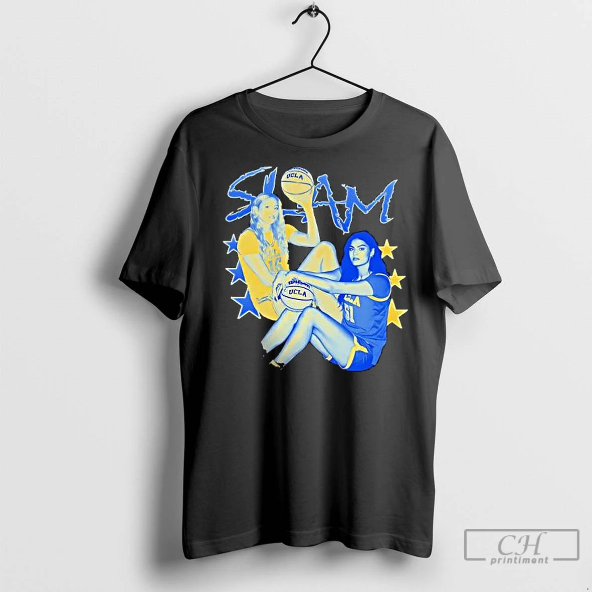 Premium Slam Sienna Betts Vs Lauren Betts Ucla Remix Cover T-Shirts, Hoodie, Sweatshirt | InkNestWear.com