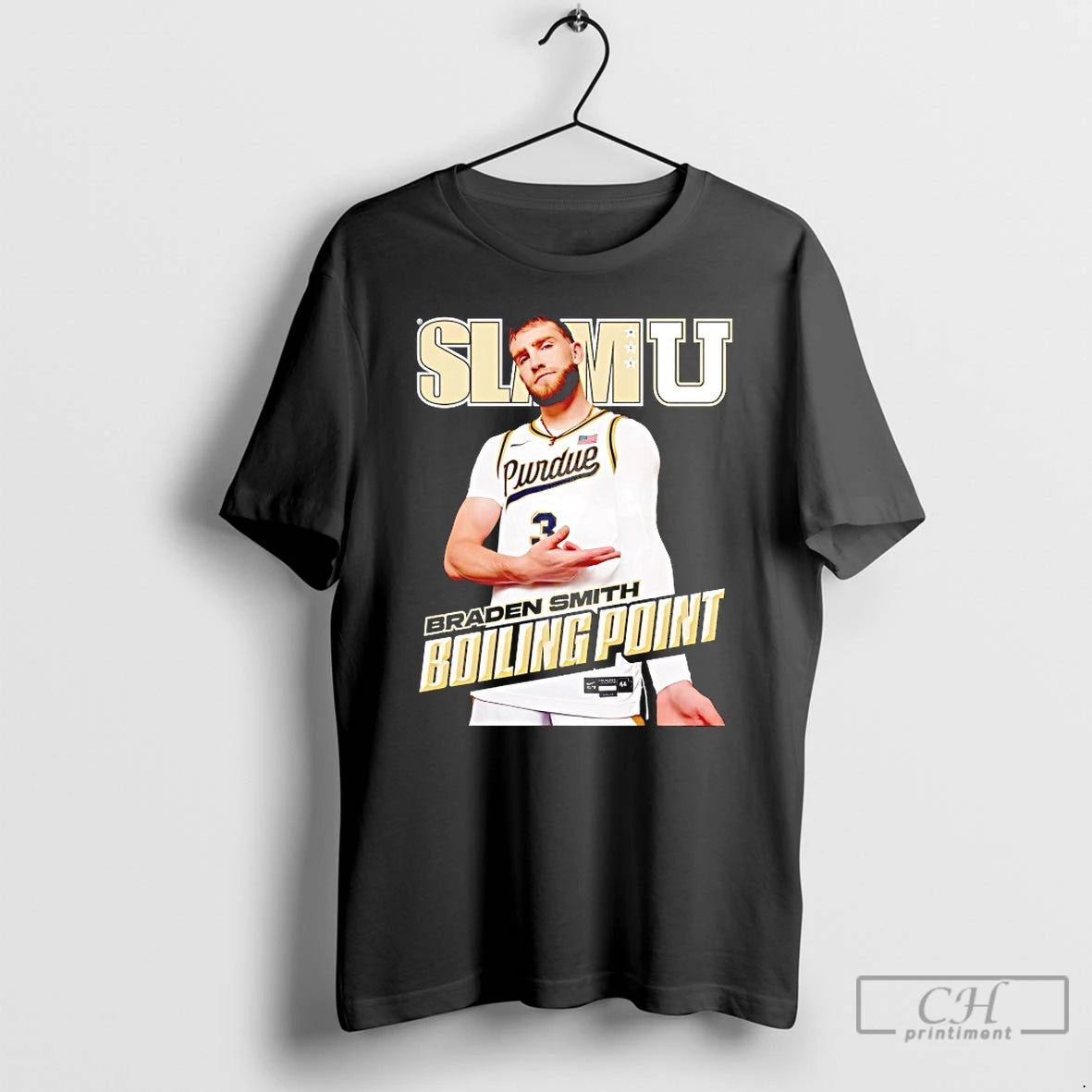 Premium Slamu Purdue Boilermakers Braden Smith Boiling Point T Shirts Hoodie, Sweatshirt | InkNestWear.com