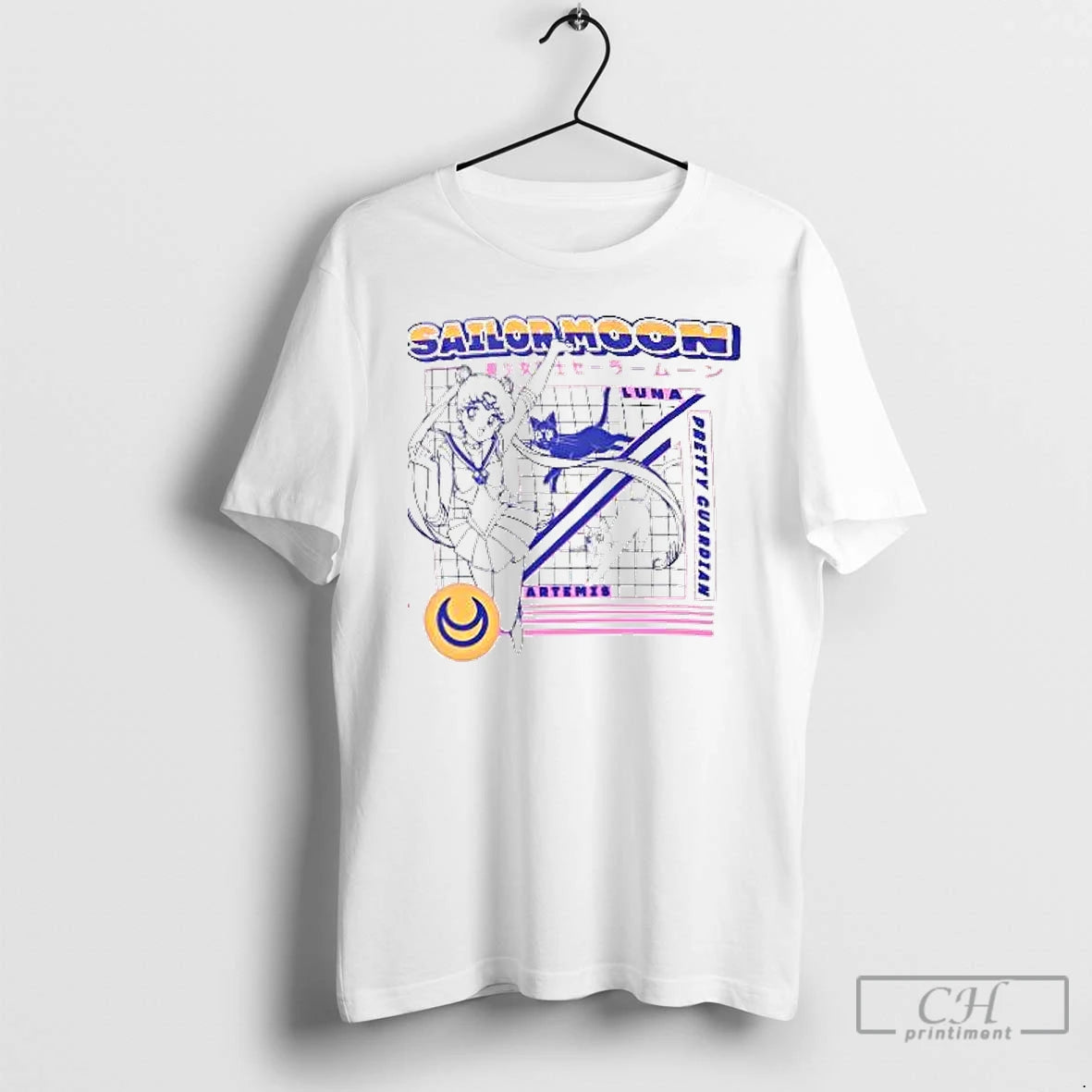 Premium Sailor Moon Luna And Artemis Pretty Guardian T Shirts Hoodie, Sweatshirt | InkNestWear.com