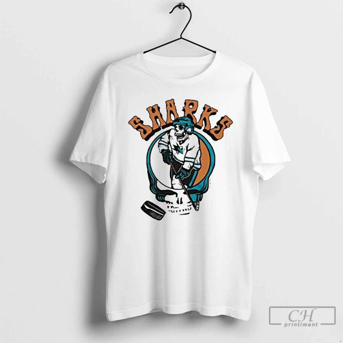 Premium San Jose Sharks Homage Grateful Dead 2025 T Shirts Hoodie, Sweatshirt | InkNestWear.com