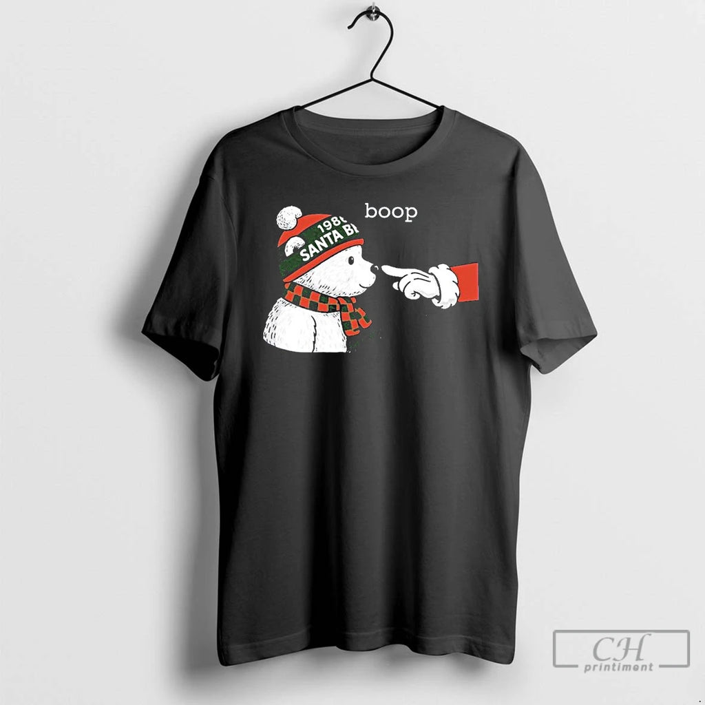 Premium Santa Bear Boop Minnesota Christmas T Shirts Hoodie, Sweatshirt | InkNestWear.com