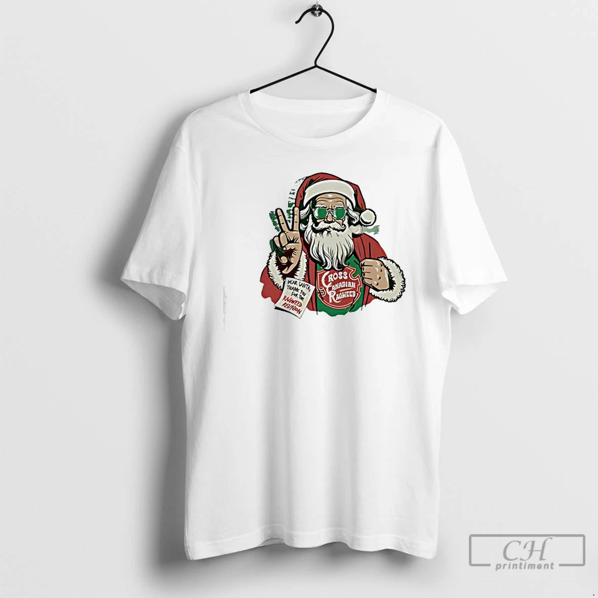 Premium Santa Claus Ccr Christmas Cross Canadian Ragweed T-Shirts, Hoodie, Sweatshirt | InkNestWear.com