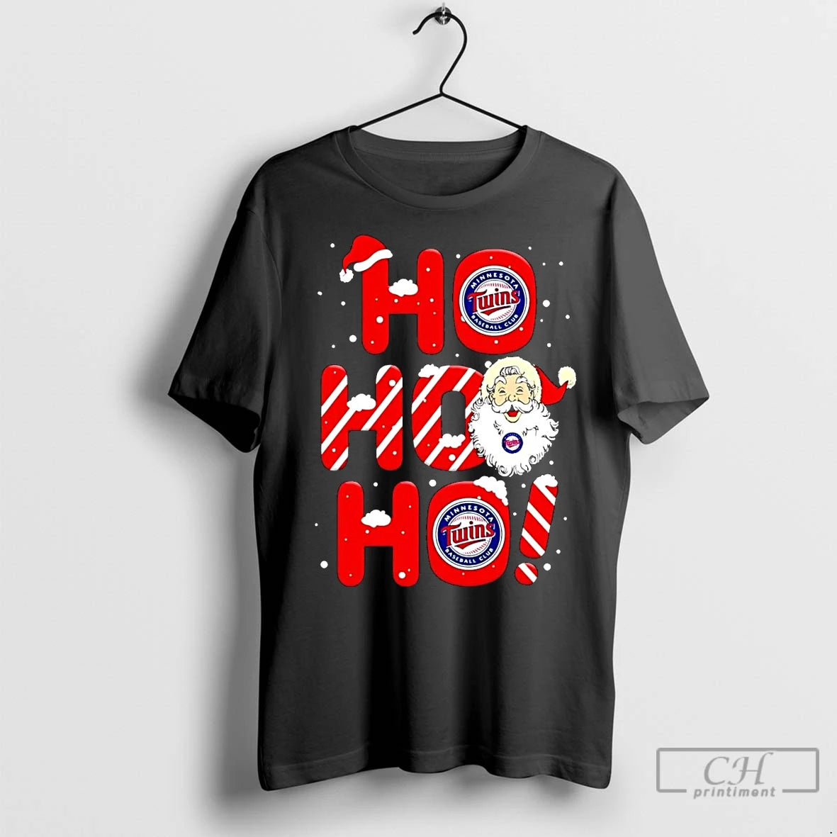 Premium Santa Claus Minnesota Twins Ho Ho Ho Merry Christmas T-Shirts, Hoodie, Sweatshirt | InkNestWear.com