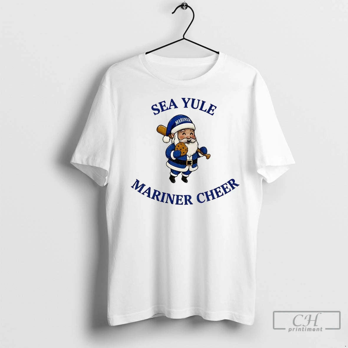Premium Santa Claus Seattle Mariners Sea Yule Mariner Cheer Baseball Christmas Mlb T-Shirts, Hoodie, Sweatshirt