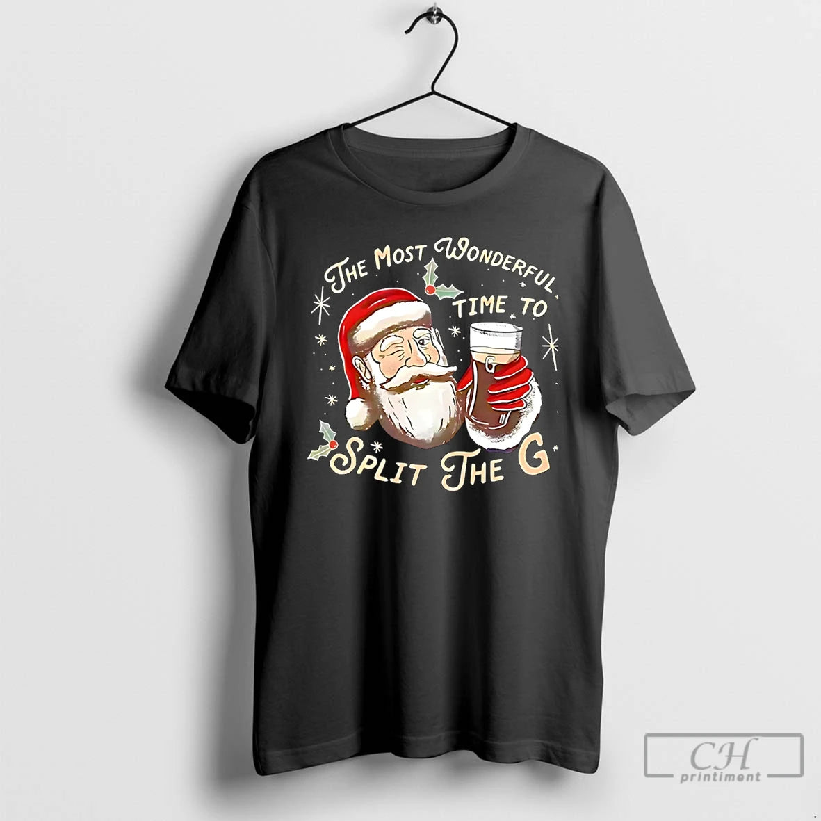 Premium Santa Claus The Most Wonderful Time To Split The G Christmas Christmas T Shirts Hoodie, Sweatshirt | InkNestWear.com