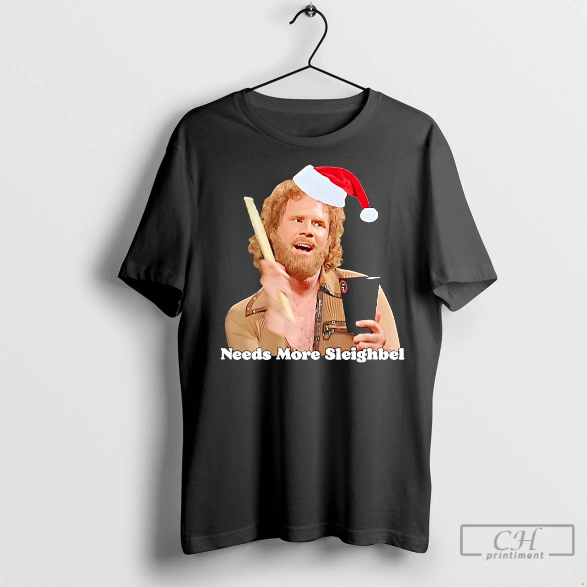 Premium Santa Will Ferrell Needs More Sleigh Bell Christmas T-Shirts, Hoodie, Sweatshirt | InkNestWear.com