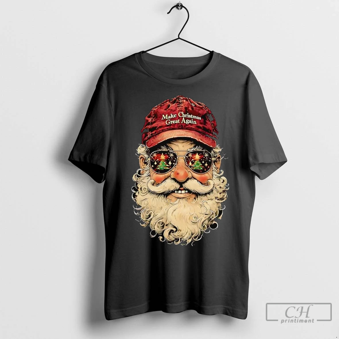 Premium Santa Claus Maga Make Christmas Great Again T-Shirts, Hoodie, Sweatshirt | InkNestWear.com
