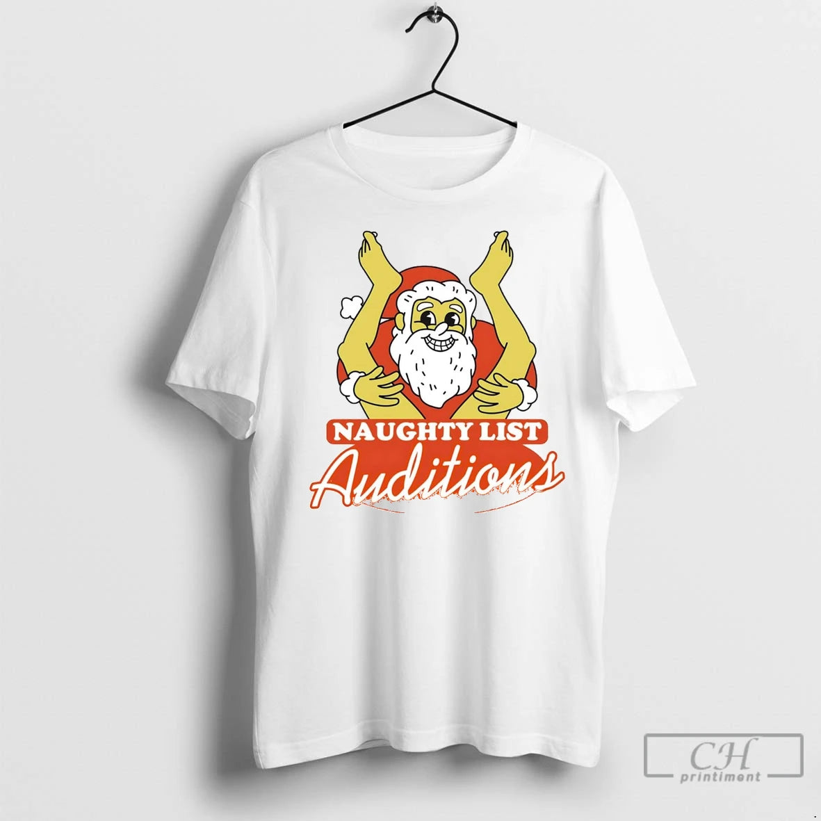 Santa Naughty List Auditions Legs T-Shirts, Hoodie, Sweatshirt