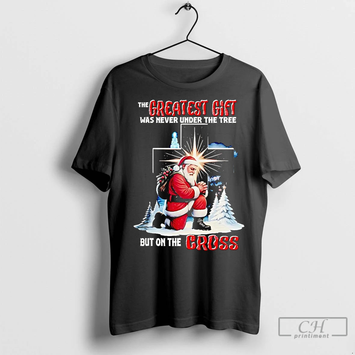 Premium Santa The Greatest Gift Was Never Under The Tree Christmas T-Shirts, Hoodie, Sweatshirt | InkNestWear.com