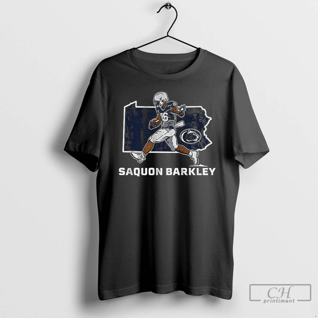 Premium Saquon Barkley State Star Penn State Nittany Lions Football T-Shirts, Hoodie, Sweatshirt | InkNestWear.com