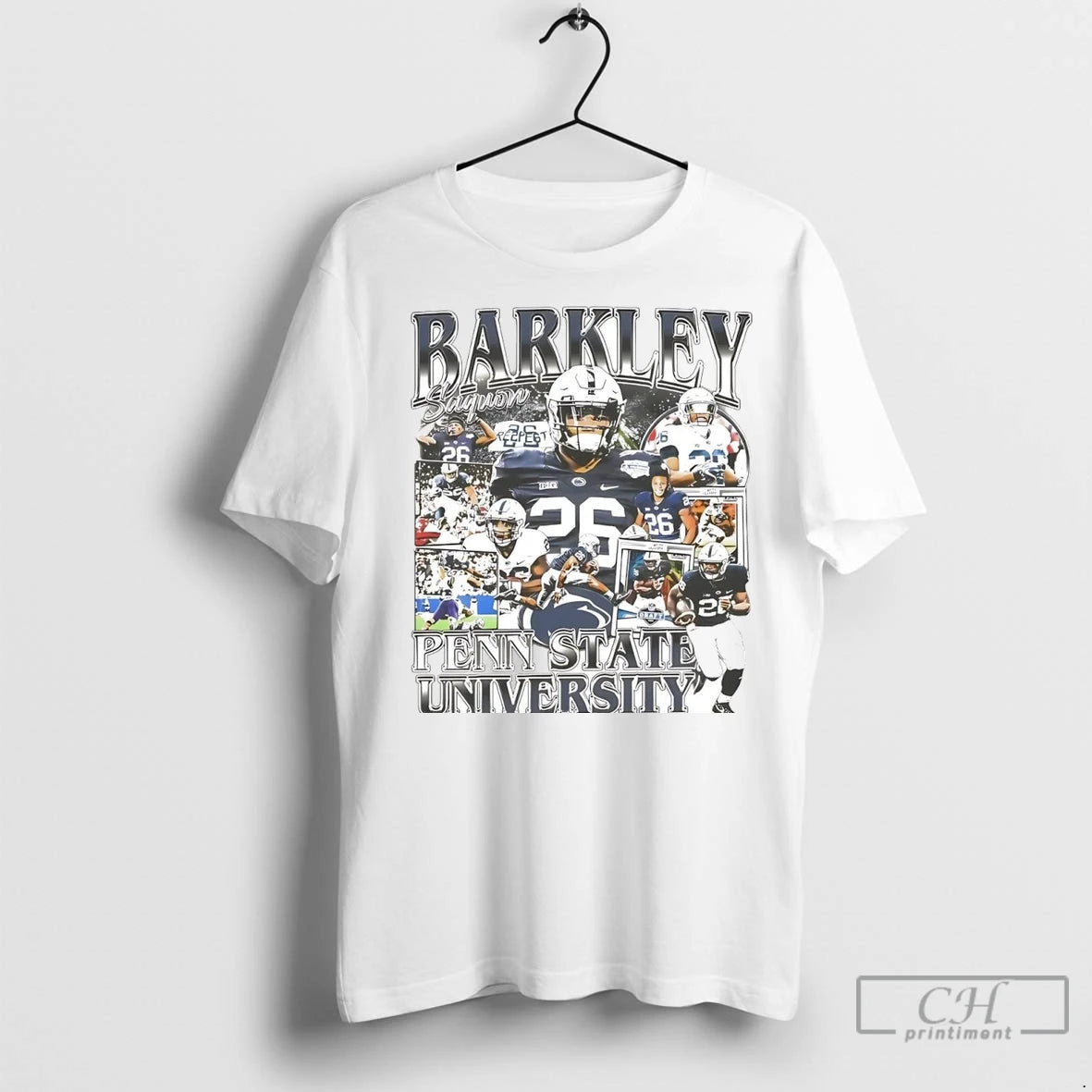 Premium Saquon Barkley Picture Collage Penn State Nittany Lions T-Shirts, Hoodie, Sweatshirt | InkNestWear.com