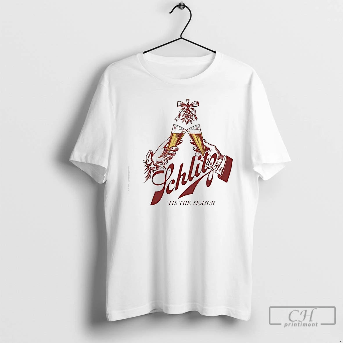 Premium Schlitz Vintage Holiday Cheer Tis The Season T-Shirts, Hoodie, Sweatshirt | InkNestWear.com