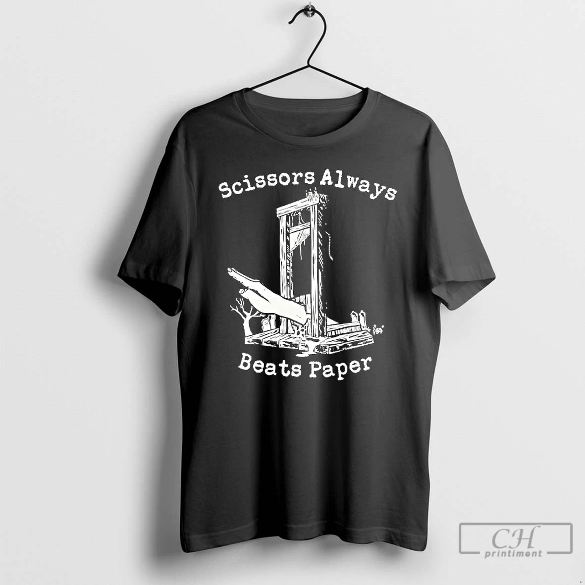 Premium Scissors Always Beats Paper Severed Hand T-Shirts, Hoodie, Sweatshirt | InkNestWear.com