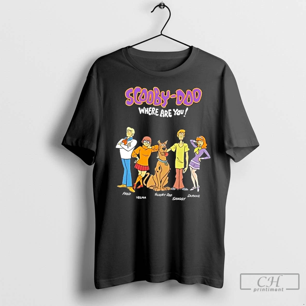 Premium Scooby Doo Where Are You1970 Shaggy Fred Daphne Velma T-Shirts, Hoodie, Sweatshirt | InkNestWear.com