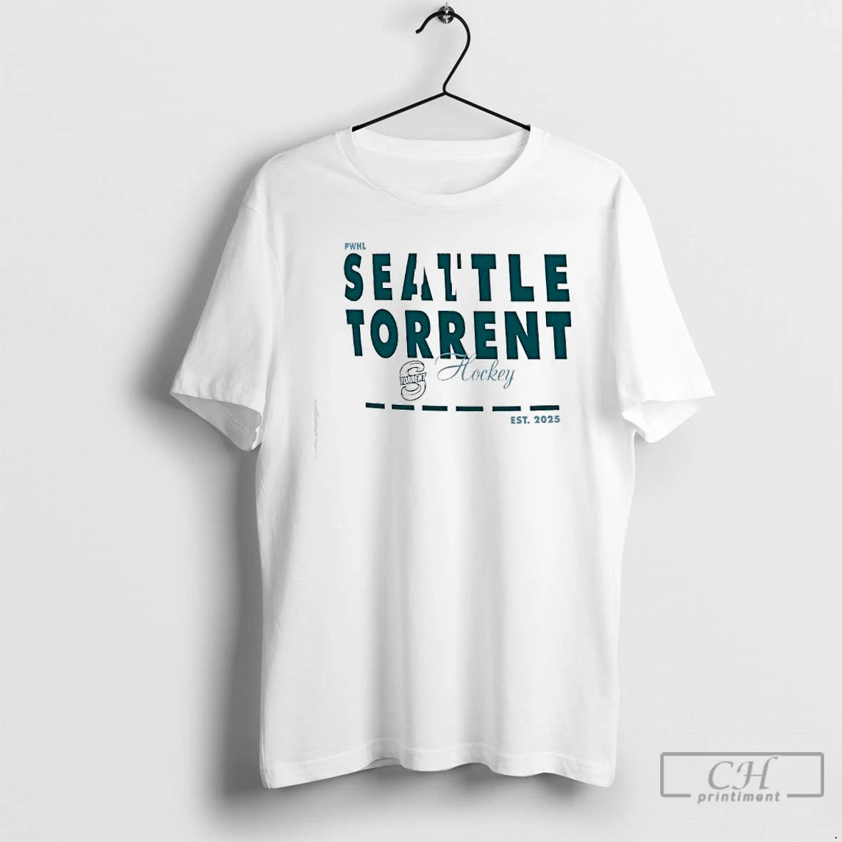 Premium Seattle Torrent Hockey Pwhl Est 2025 Logo T Shirts Hoodie, Sweatshirt | InkNestWear.com