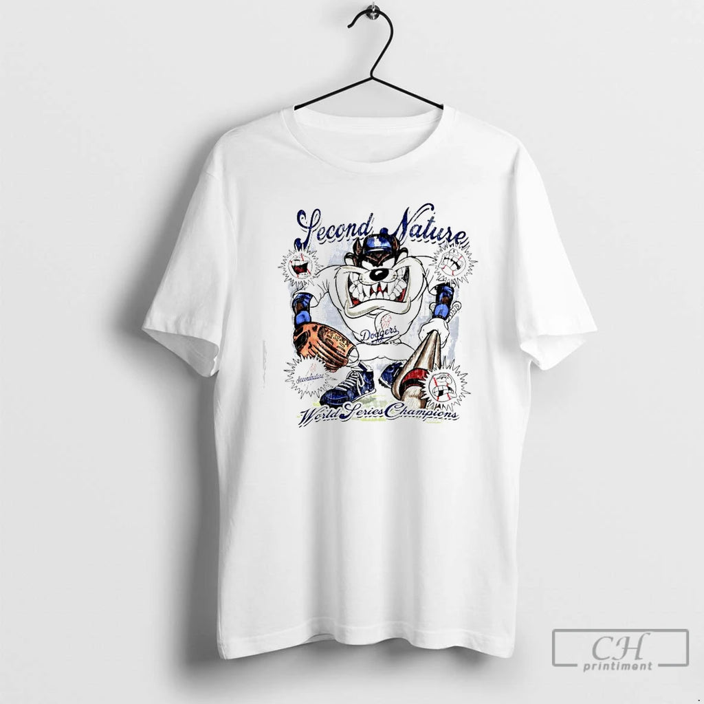 Premium Second Nature Taz On Deck World Series Champions Graphic T Shirts Hoodie, Sweatshirt | InkNestWear.com