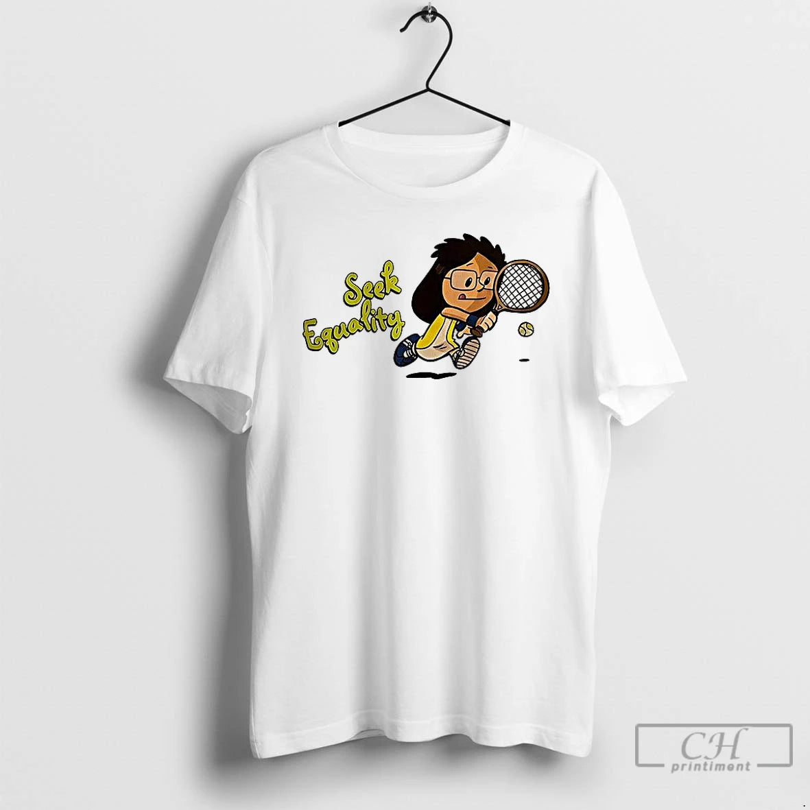 Premium Seek Equality Tennis T-Shirts, Hoodie, Sweatshirt | InkNestWear.com