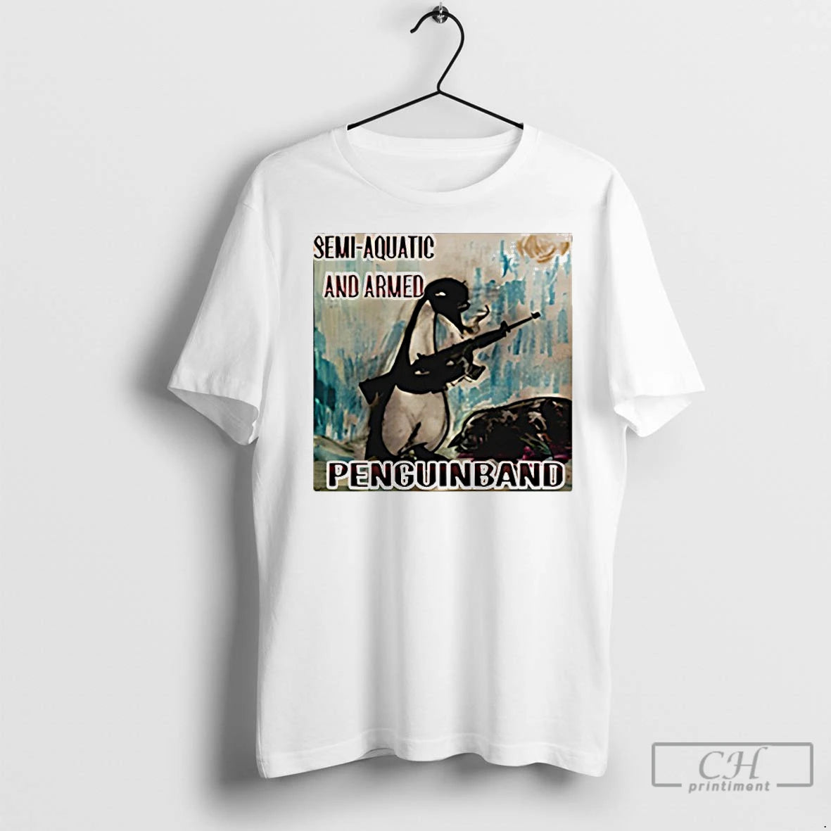 Premium Semi Aquatic And Armed Penguin Band T-Shirts, Hoodie, Sweatshirt | InkNestWear.com