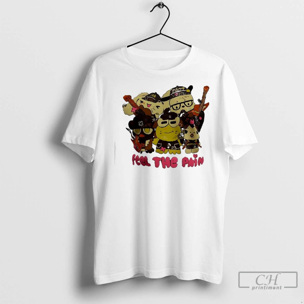 Premium Several Cartoon Characters Feel The Pain T-Shirts, Hoodie, Sweatshirt | InkNestWear.com