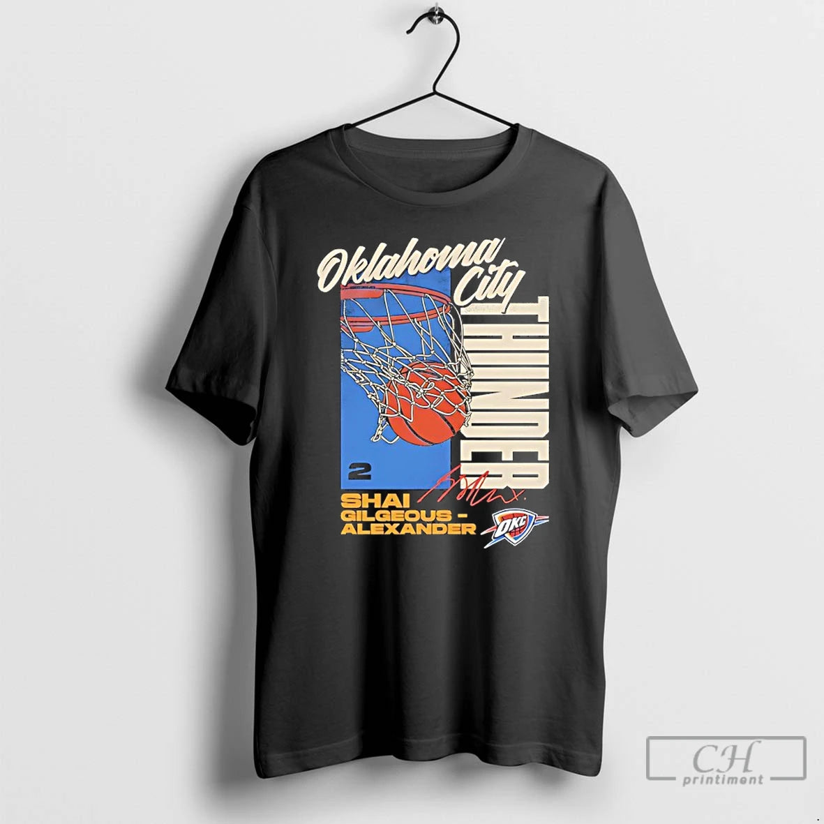 Premium Shai Gilgeous Alexander Oklahoma City Thunder All Net Signature T Shirts Hoodie, Sweatshirt | InkNestWear.com