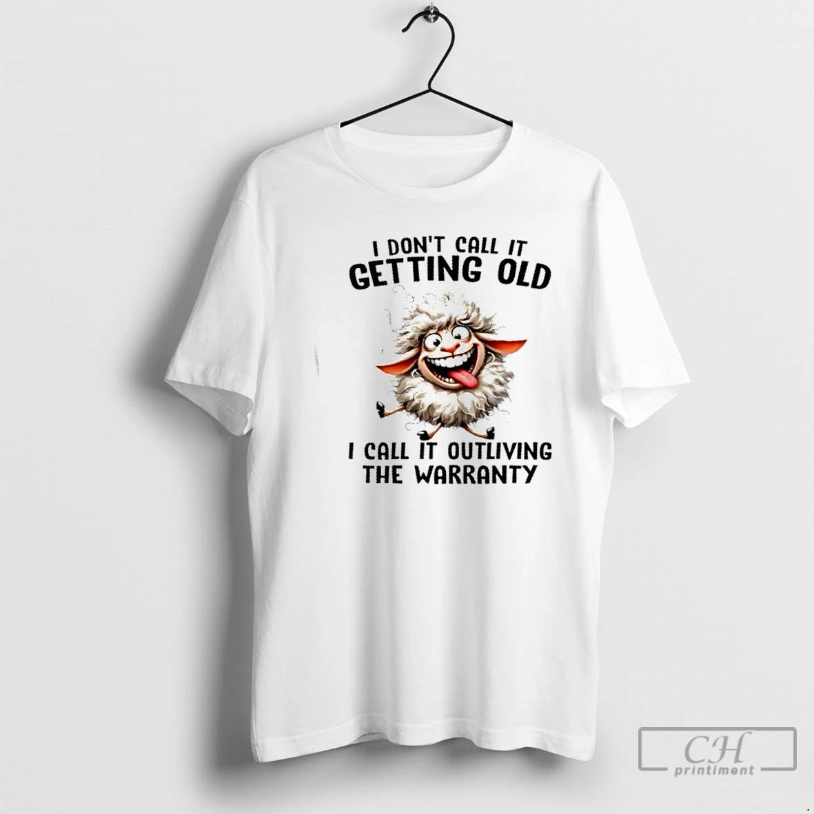 Premium Sheep I Dont Call It Getting Old I Call It Outliving The Warranty T-Shirts, Hoodie, Sweatshirt | InkNestWear.com