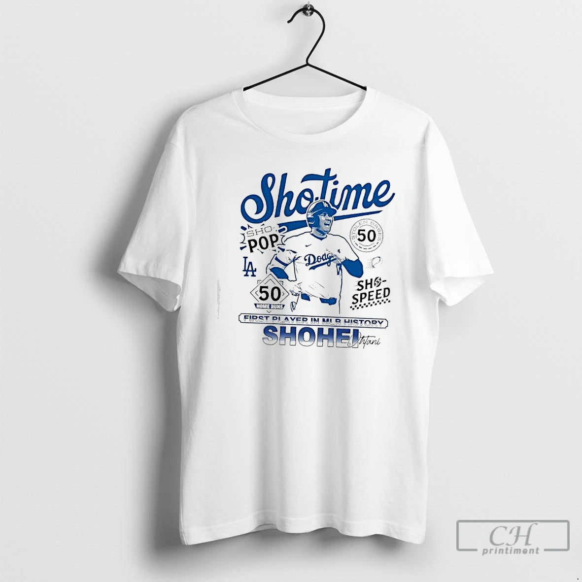 Premium Sho Time Sho Speed Shohei Ohtani Dodgers Baseball T Shirts Hoodie, Sweatshirt | InkNestWear.com